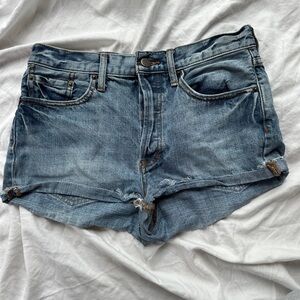 Free people hi rise denim shorts